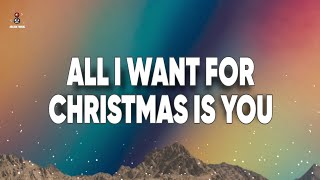 Mariah Carey  All I Want For Christmas Is You Lyrics [upl. by Addy]