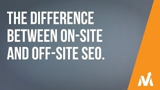 The Difference Between OnSite and OffSite SEO [upl. by Yrtnej151]