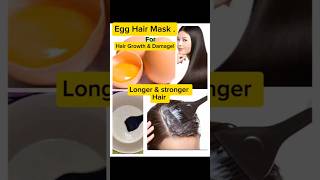 Eggs Hair maskfor hair growth damage repairhairmask naturalhairgrowth shortsyoutubeviral [upl. by Aed]