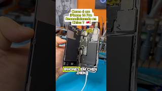 Como é um iPhone 14 Pro Recondicionado na China  🇨🇳 shorts iphone14pro refurbished tech [upl. by Nolyaj]