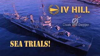 Hill  Tier 4 Premium Destroyer  World of Warships Legends [upl. by Odlanra]