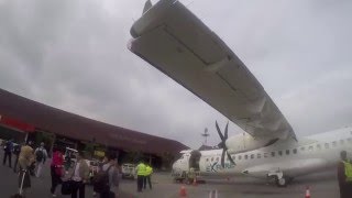 Garuda Indonesia ATR 72600 Surabaya SUB to Yogyakarta JOG [upl. by Agna]