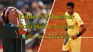 Previa final ATP Madrid 2024 RublevAliassime [upl. by Kcirederf]