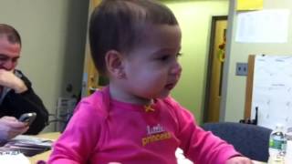 11 month old baby speaks her mind [upl. by Wallach]