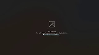Fix The Raw Image Extension is Required to Display This File Error when viewing images [upl. by Toolis]