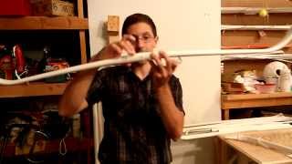 Reinforcing a PVC Bow with Expanding Foam Insulation [upl. by Lebiralc]