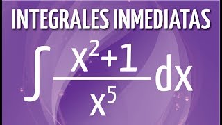 INTEGRALES INMEDIATAS Ejercicio 1 [upl. by Enitsugua383]