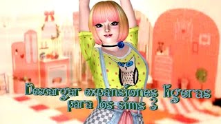 Expansiones ligeras en Los Sims 3 2017 [upl. by Elorak213]