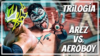 La ÉPICA RIVALIDAD entre AREZ vs AEROBOY en EEUU  Lucha Extrema [upl. by Elson784]