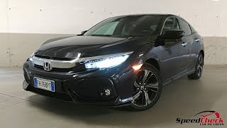 2017 Honda Civic Sport Hatchback 15T  Full Walkaround Start Up Engine Sound [upl. by Solotsopa]