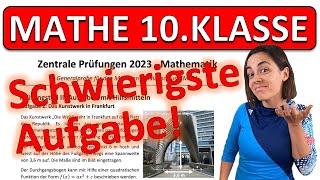 🚀🚀🚀 SCHAFFST DU SIE  ABSCHLUSSPRÜFUNG Realschule Mathe  Parabeln Exponentialfunktionen Tabellen [upl. by Heiney]