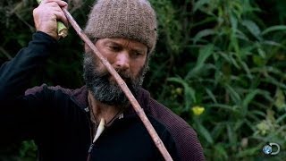 The Ancient Art of Hunting with an Atlatl  Dual Survival [upl. by Ralli216]