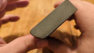 Light Green Thuringian Sharpening Stone Hone Water For Straight Razor Germany [upl. by Teryl]