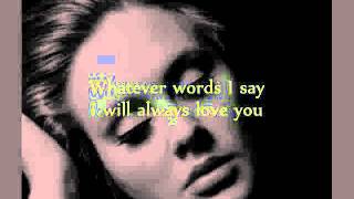 Adele 21  Lovesong  Lyrics in Video [upl. by Hgielrak]