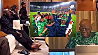 AFCON 2024 Nigeria president Tinibu jubilation in Paris as Super eagles scores [upl. by Susanna]