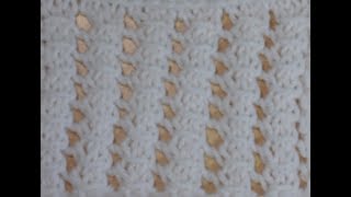 Knit stitch pillar openwork [upl. by Ynhoj]