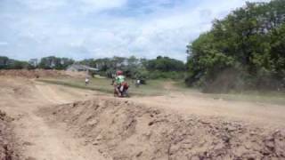 dirt bike jumps on Honda 80 [upl. by Charisse]