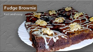 Fudge Brownie Fast and Easy [upl. by Valentin]