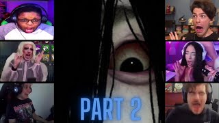 Sadako Jumpscare Reactions Part 2  Ringu Dead by Daylight [upl. by Aloin]