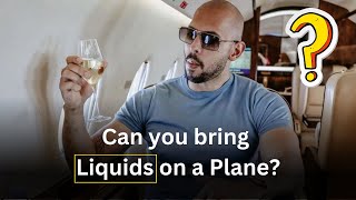 Can You Bring Liquids on a Plane What TSA says [upl. by Nahtaoj128]