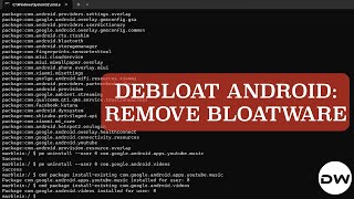 How to UninstallRemove Bloatware and Debloat any Android Device [upl. by Anayit193]