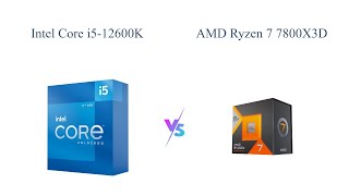 Intel Core i512600K vs AMD Ryzen 7 7800X3D 🆚 Which is Better [upl. by Weiler]