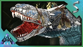 A SURPRISE ATTACK MAX LEVEL BASILISK TAMING  Ark Aberration DLC Gameplay E28 [upl. by Etteyniv704]