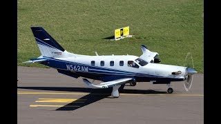 Daher TBM 910 smooth landing  NancyEssey ENC  LFSN Full HD [upl. by Lashonde305]