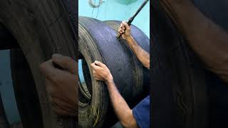 Tyre Filling Radial Tyre [upl. by Ruhtracm170]