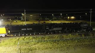 20241007  UP 4014 Big Boy Snoozing on Main 1 in Bryan TX [upl. by Aneerb]