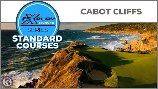 FSX PLAY Course Flyover  Cabot Cliffs Golf Course  Standard Courses [upl. by Brendon]