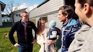 INGDiBa Roadtrip  Harros Zwischenstopp bei einer Baufamilie [upl. by Arhna]