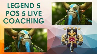 Legend 5 Hard Support Natures Prophet Coaching [upl. by Nadruoj]