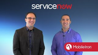 MobileIron amp ServiceNow MobileAware IT Service Management Demo [upl. by Clementine]