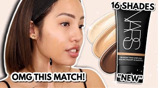 THE BEST quotNEWquot NARS PURE RADIANT TINTED MOISTURIZER  WEAR TEST [upl. by Burn]