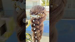 Hairstyle bridal hairstyle [upl. by Orlanta]