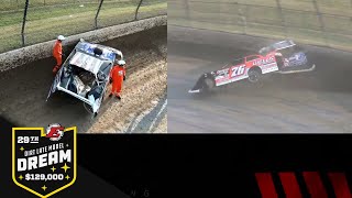 Brandon Overton Clobbers Joseph Joiner At 2023 Dirt Late Model Dream [upl. by Ikuy420]