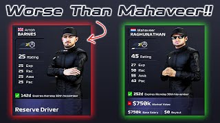 The Driver Worse than Mahaveer Raghunathan  The Reserve Driver in F1 2020 My Team Career [upl. by Eninnej]