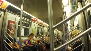 New York City Subway  2002 Kawasaki R143 8197 Ride on the L [upl. by Noslien]