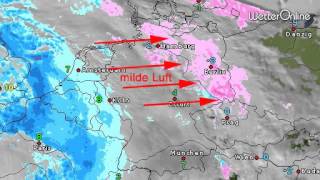 Glatteis im Nordosten  Große Wettergegensätze [upl. by Chipman]