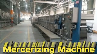 Mercerizing Machine Textile Hometextile Textilelearning [upl. by Nniuqal]