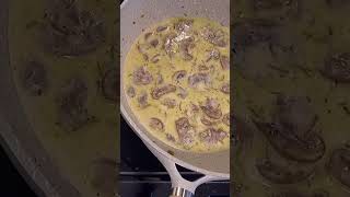 Creamy Herbed Mushroom Sauce over Greek Tagliatelle Hylopites  Delicious Pasta Recipe 🍝🍄 [upl. by Salina120]