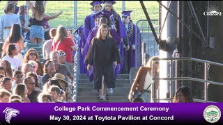 College Park High School Commencement Ceremony 2024 [upl. by Witt730]