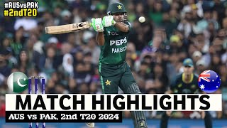 Pakistan vs Australia 2nd T20 Highlights 2024  PAK vs AUS 2024  PAK vs AUS 2nd T20 Highlights 2024 [upl. by Weksler]