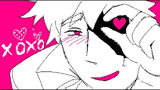 XOXO kisses hugs  lovebug stanleyTSP animation FLIPNOTE IMITATION [upl. by Llerraf]