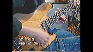 Cocteau Twins  Sugar Hiccup bass cover [upl. by Aon]