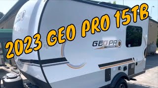 NEW 2023 FOREST RIVER GEO PRO 15TB ROCKWOOD TRAVEL TRAILER Dodd RV OFF ROAD KING BED WALKTHROUGH [upl. by Nicolai]