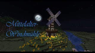 Mittelalter Windmühle  Lets Build Minecraft 1 Speedbuild HD [upl. by Anifesoj]