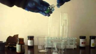 05  Make Copper II Chloride and Copper II Carbonate from Copper metal [upl. by Allrud701]