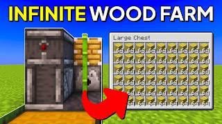 Minecraft Wood Farm 1213 [upl. by Nalro]